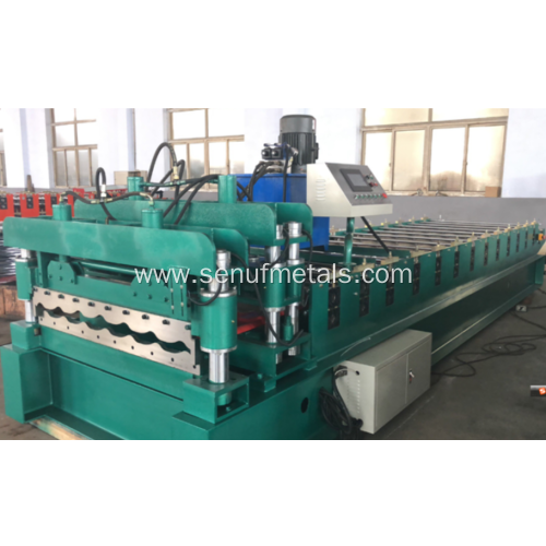 For Serbia glazed tile roll forming machine